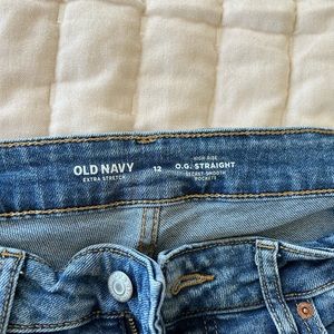 Old Navy high rise O.G. straight jeans